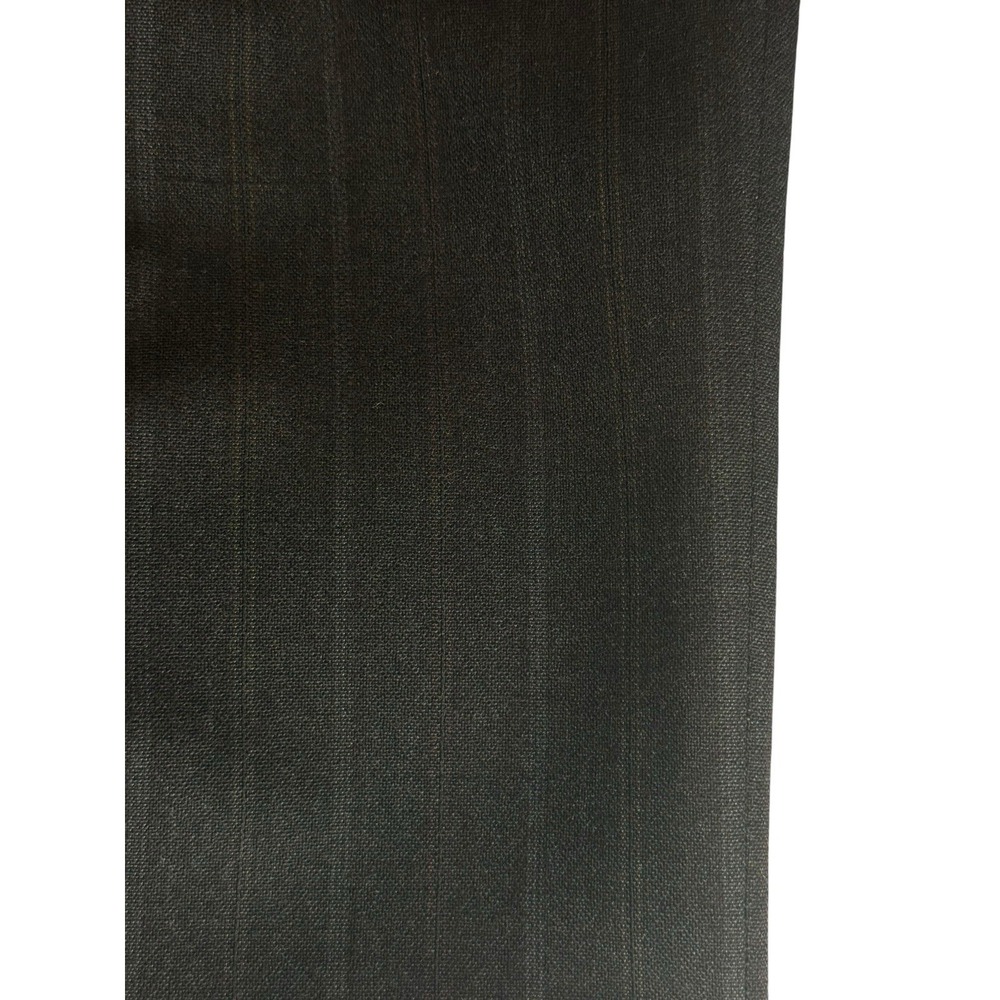 HART SCHAFFNER & MARX Mens 38R Charcoal Pinstripe Wool 2 Button Pleated Suit - Picture 7 of 14